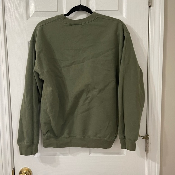 Green Kale Crew Neck Sweatshirt - Picture 2 of 4